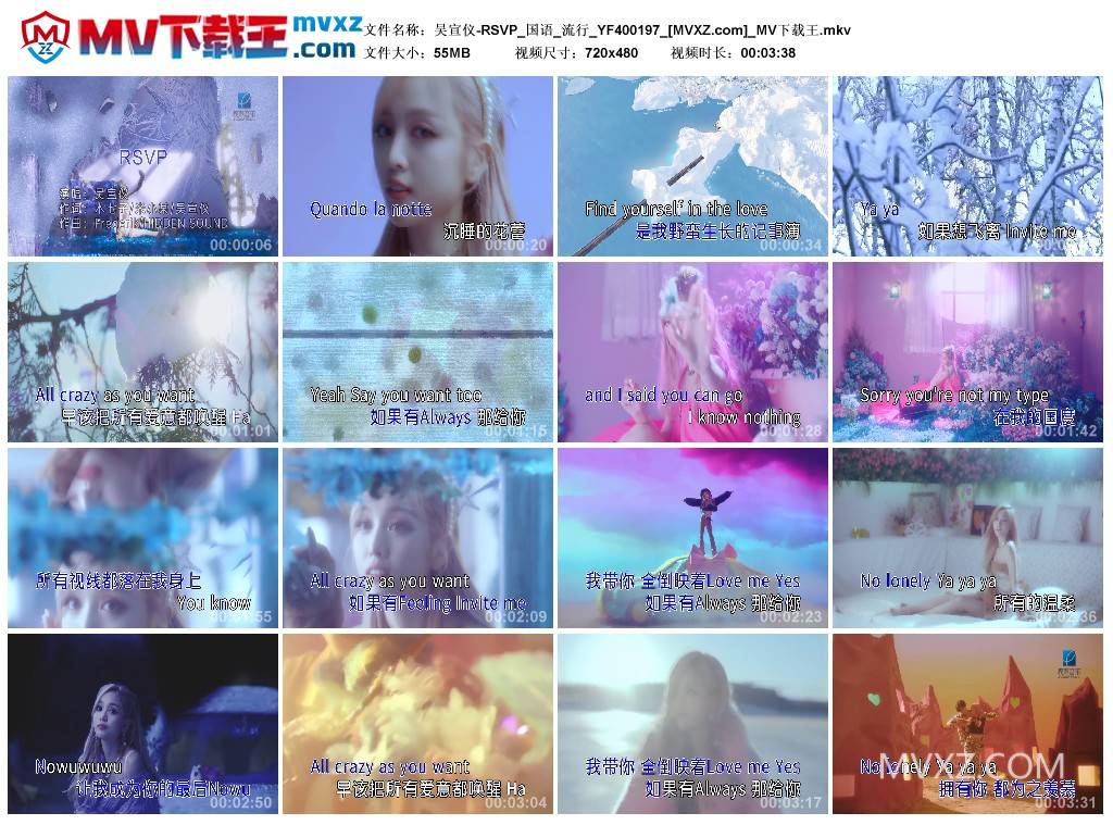 吴宣仪-RSVP_国语_流行_YF400197